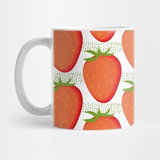 Beautiful Pattern with the red Strawberry Mug